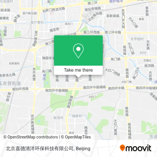 北京嘉德清洋环保科技有限公司 map