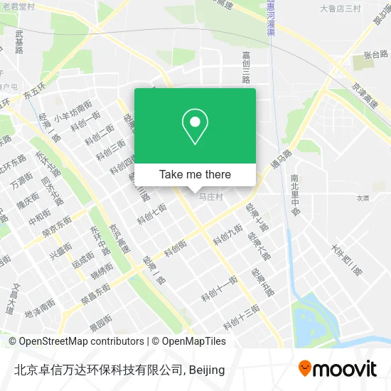北京卓信万达环保科技有限公司 map