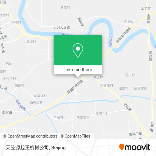 天笠源起重机械公司 map