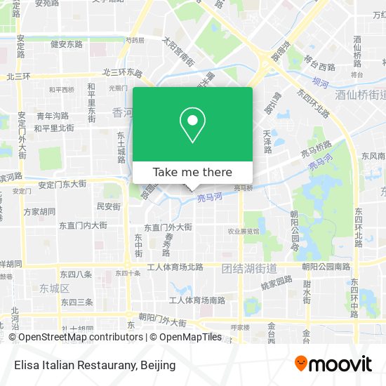 Elisa Italian Restaurany map