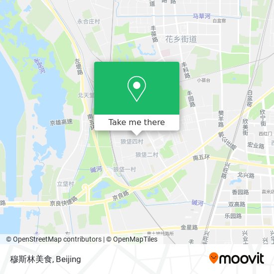 穆斯林美食 map