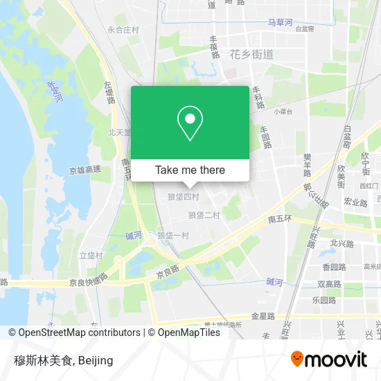 穆斯林美食 map
