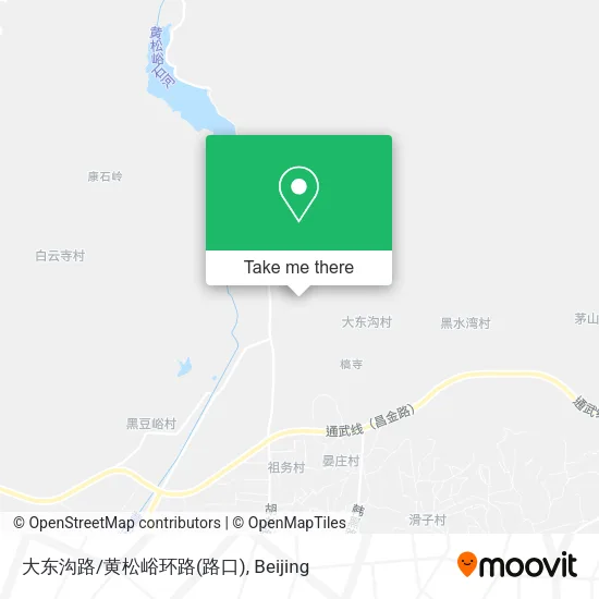 大东沟路/黄松峪环路(路口) map
