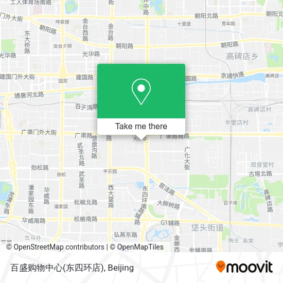 百盛购物中心(东四环店) map