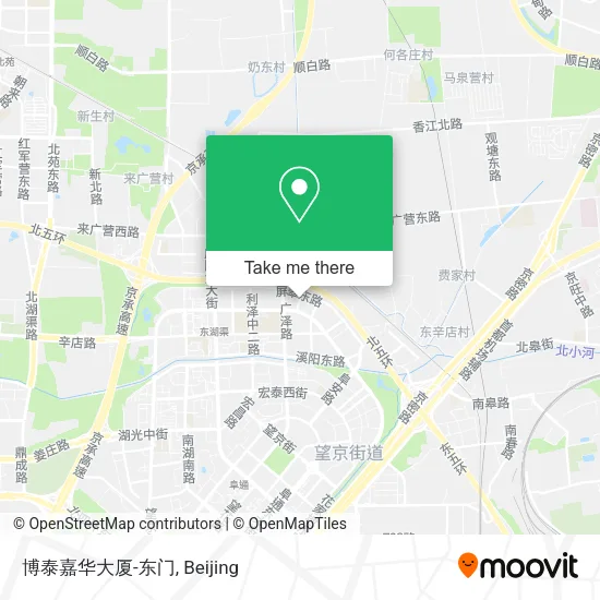 博泰嘉华大厦-东门 map