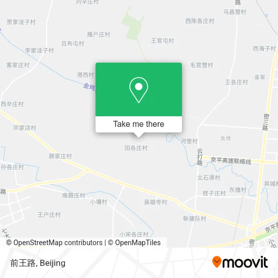 前王路 map