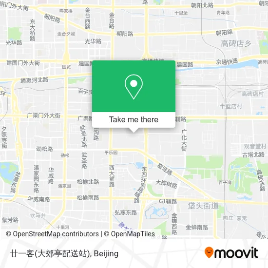 廿一客(大郊亭配送站) map