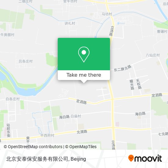 北京安泰保安服务有限公司 map