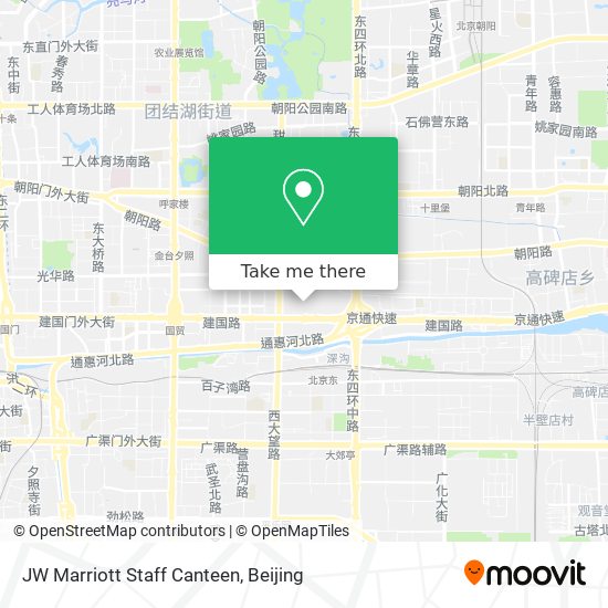JW Marriott Staff Canteen map