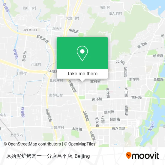 原始泥炉烤肉十一分店昌平店 map