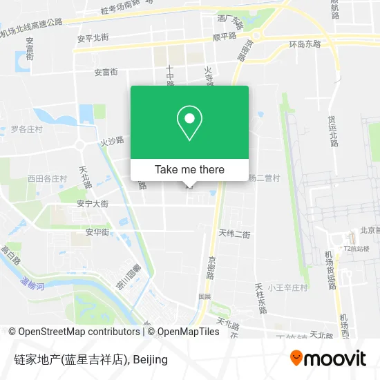 链家地产(蓝星吉祥店) map