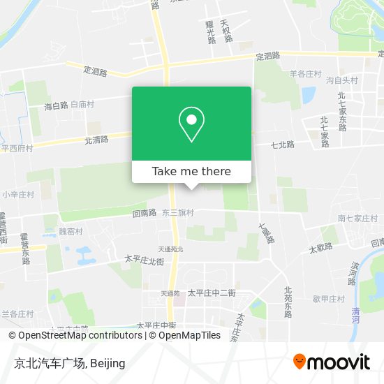 京北汽车广场 map