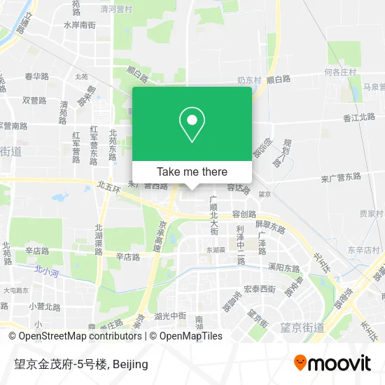 望京金茂府-5号楼 map