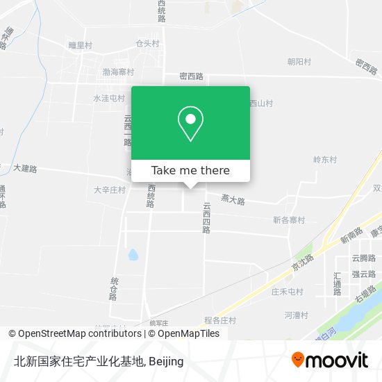 北新国家住宅产业化基地 map