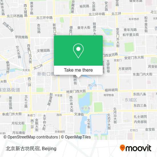 北京新古坊民宿 map