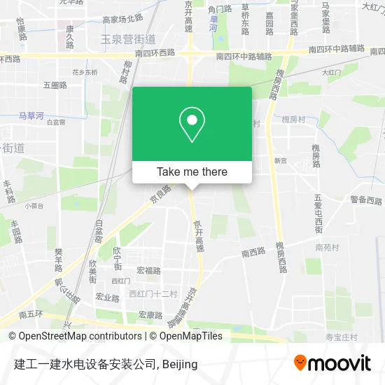 建工一建水电设备安装公司 map