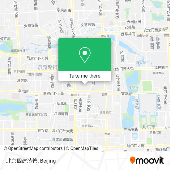 北京四建装饰 map