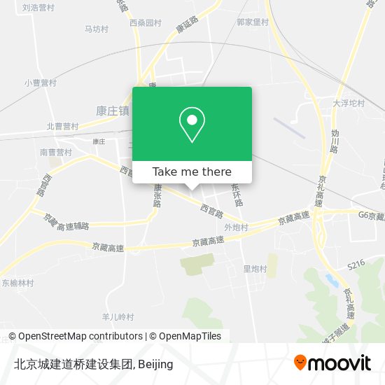 北京城建道桥建设集团 map