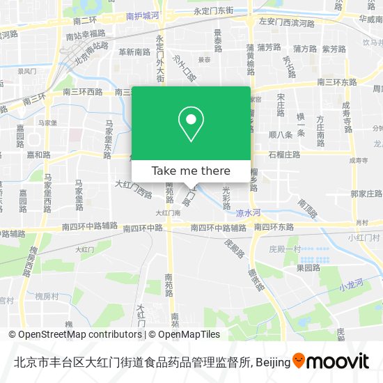 北京市丰台区大红门街道食品药品管理监督所 map