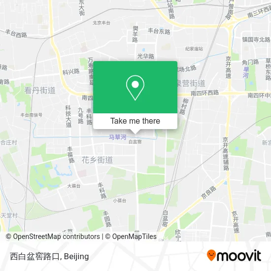 西白盆窖路口 map