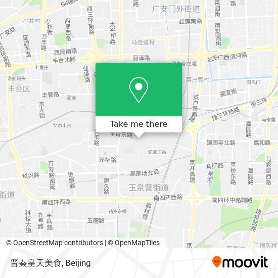 晋秦皇天美食 map