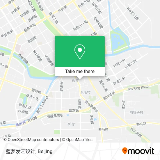 蓝梦发艺设计 map
