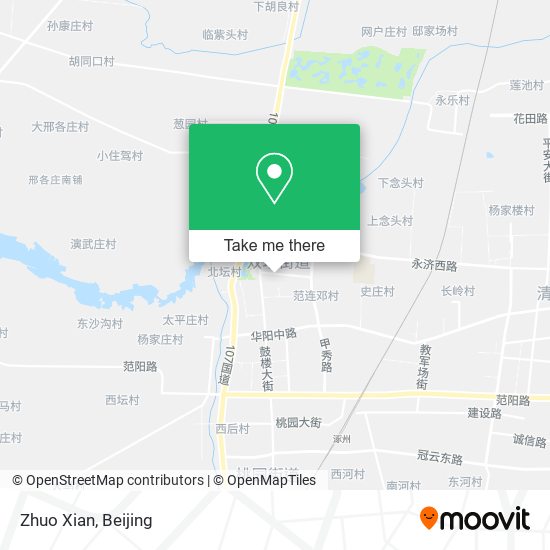 Zhuo Xian map