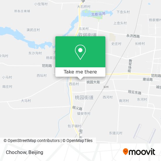 Chochow map