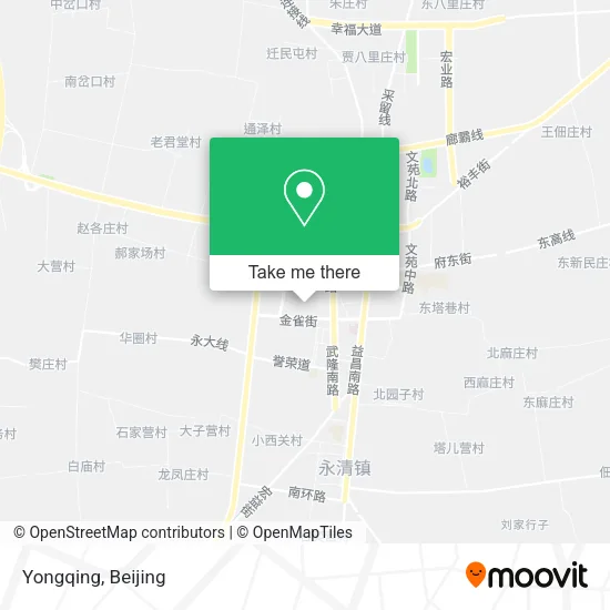Yongqing map