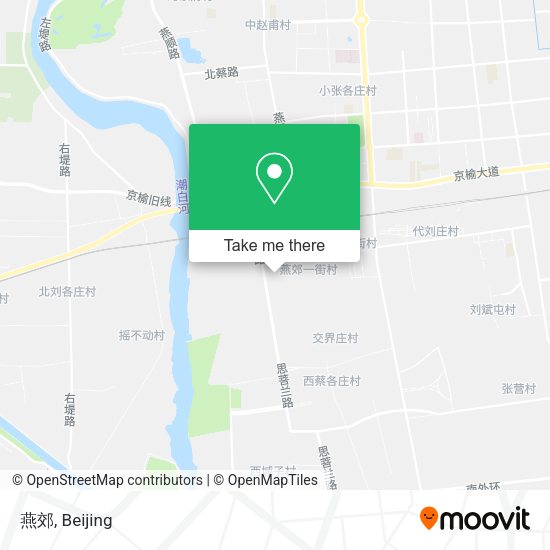 燕郊 map