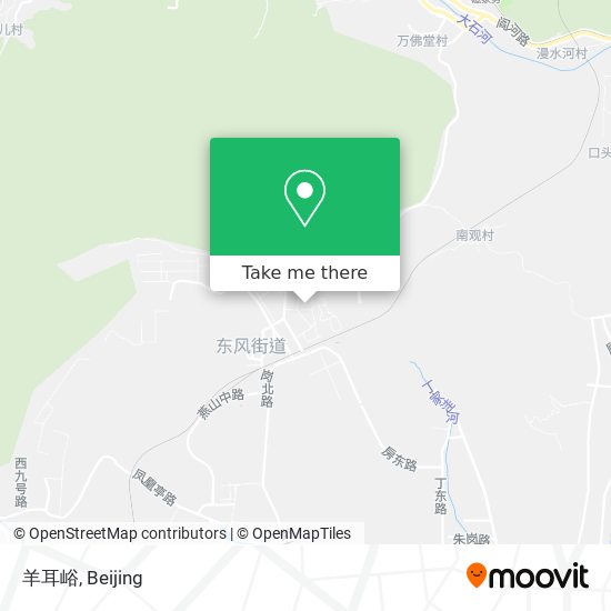 羊耳峪 map
