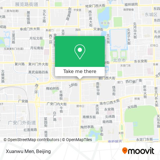 Xuanwu Men map