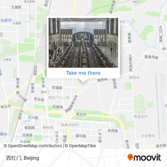 西红门 map
