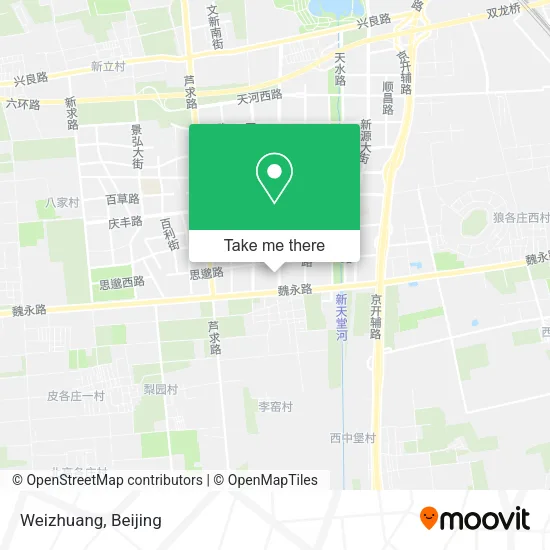 Weizhuang map