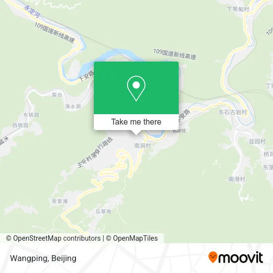 Wangping map