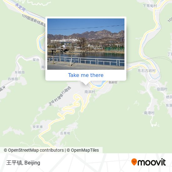 王平镇 map