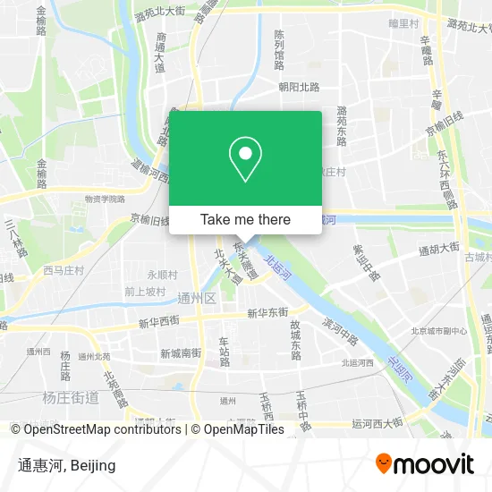 通惠河 map