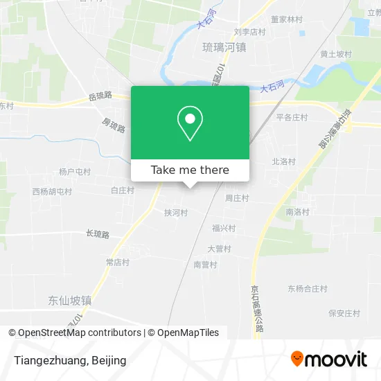 Tiangezhuang map