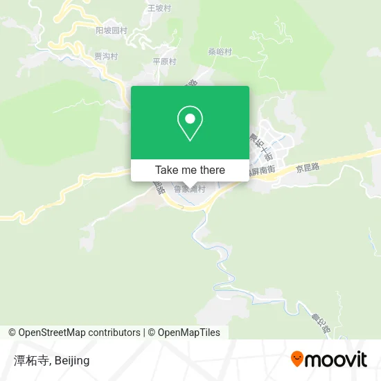 潭柘寺 map