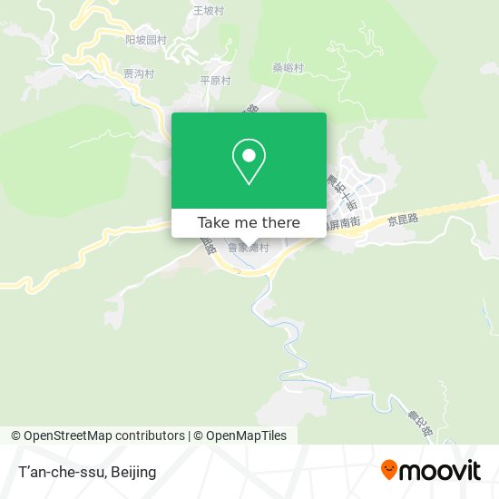 T’an-che-ssu map