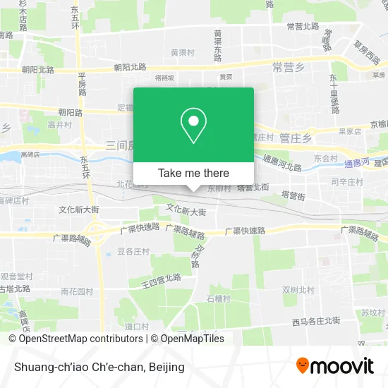 Shuang-ch’iao Ch’e-chan map