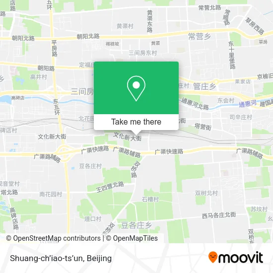 Shuang-ch’iao-ts’un map