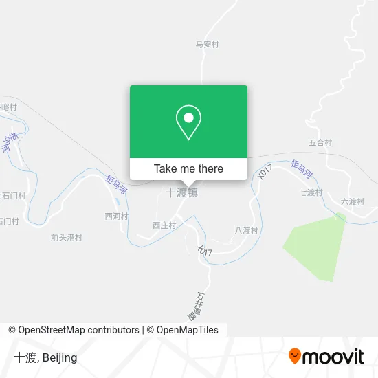 十渡 map