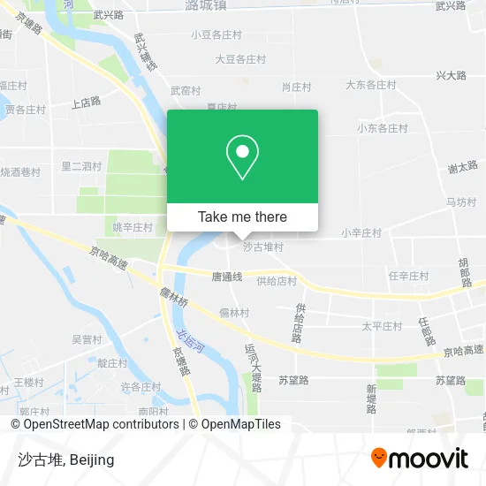 沙古堆 map