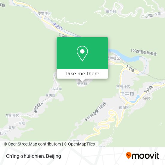 Ch’ing-shui-chien map