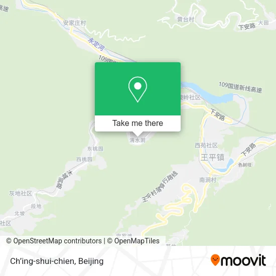 Ch’ing-shui-chien map