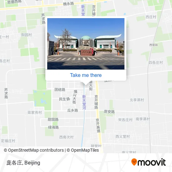 庞各庄 map