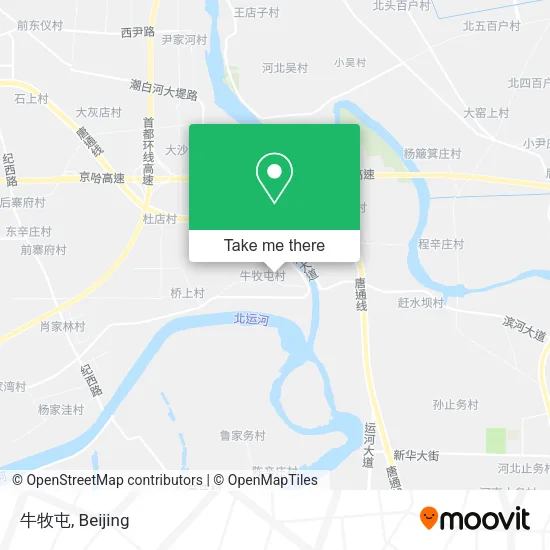 牛牧屯 map