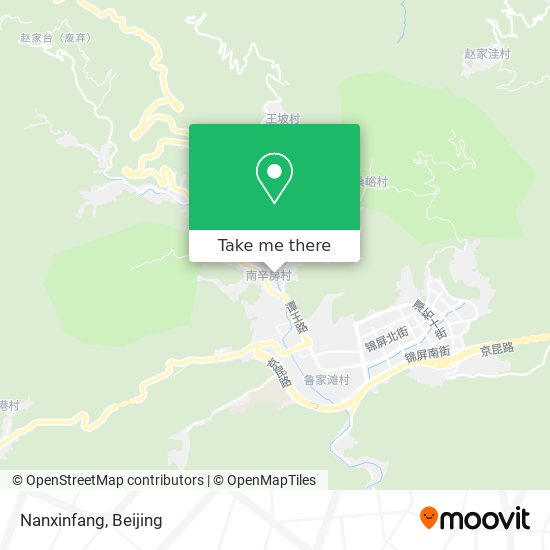 Nanxinfang map