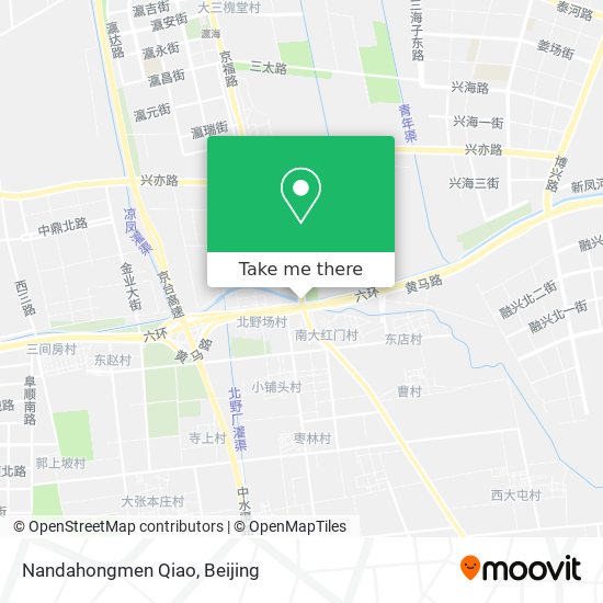 Nandahongmen Qiao map